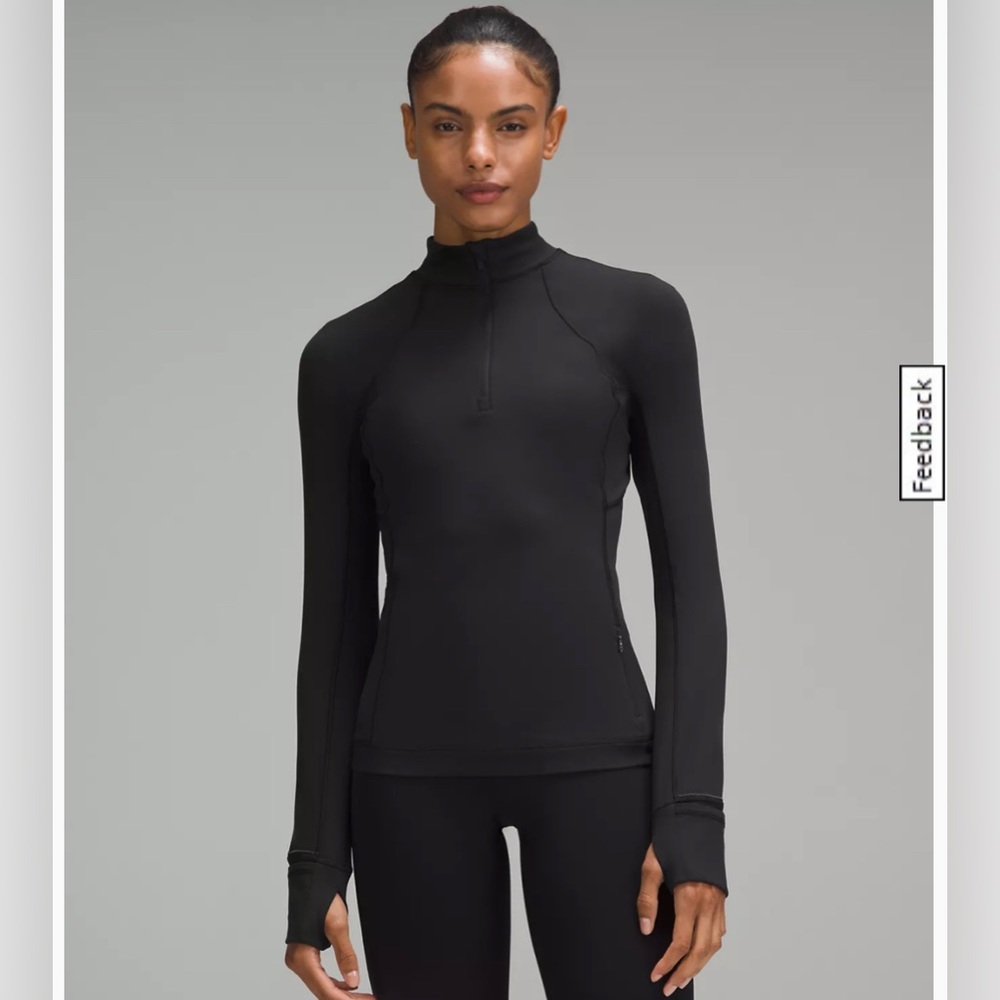 Lululemon Rulu half zip reflective running top